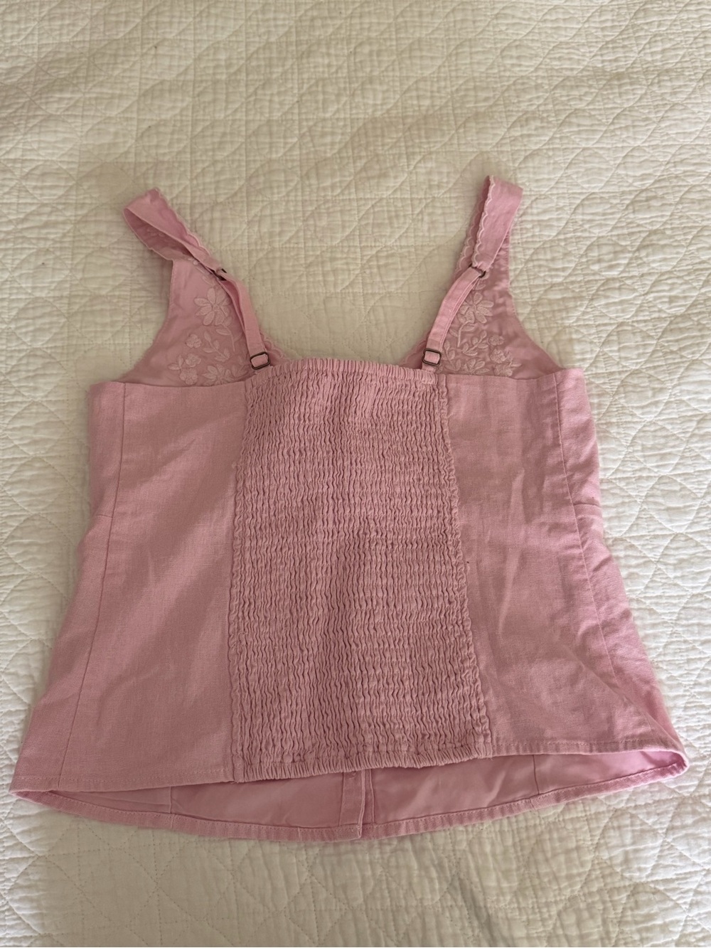 Hollister Pink button up tank - Picture 4 of 4